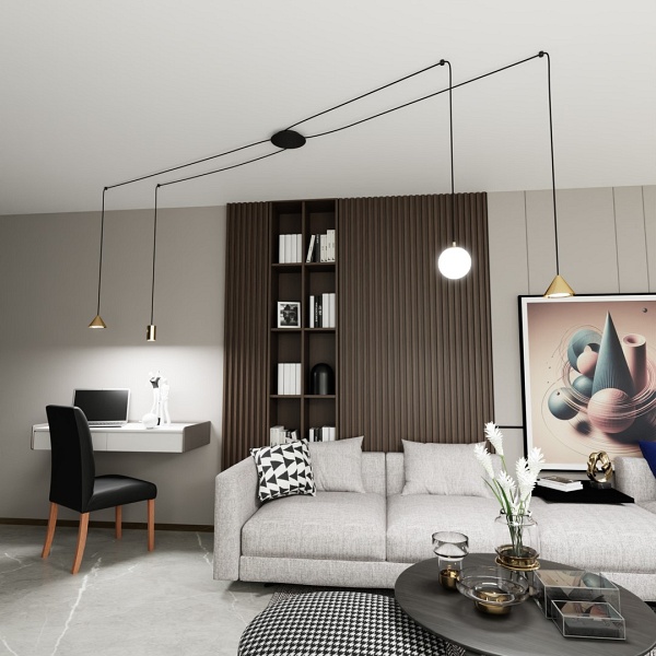 Lampa wisząca FUJI 4 GOLD