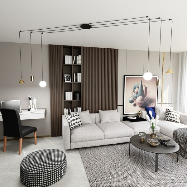 Lampa wisząca FUJI 6 GOLD