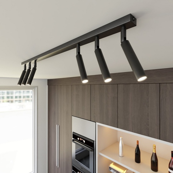 Lampa sufitowa IVI 6 BLACK