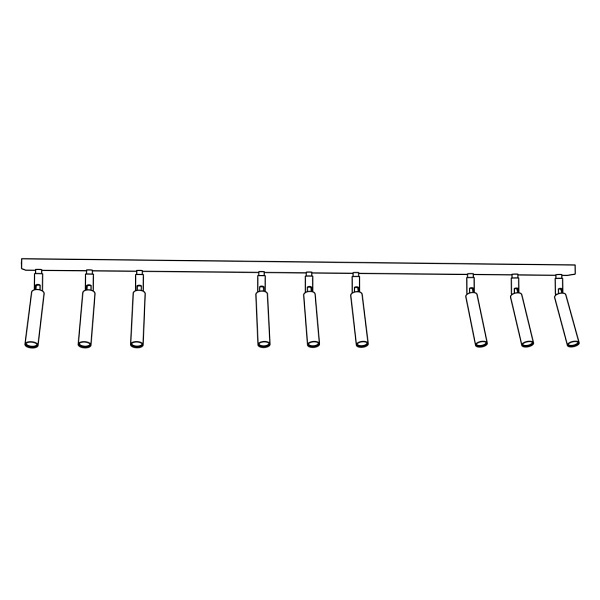 Lampa sufitowa IVI 9 WHITE