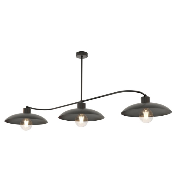 Lampa sufitowa FOSTER 3 BLACK