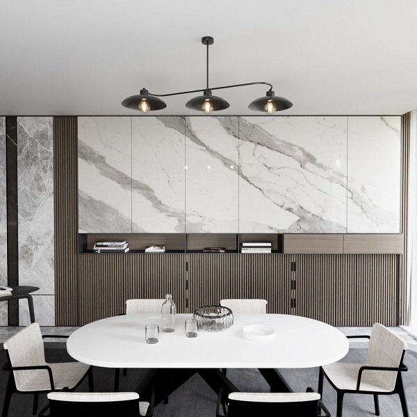 Lampa sufitowa FOSTER 3 BLACK