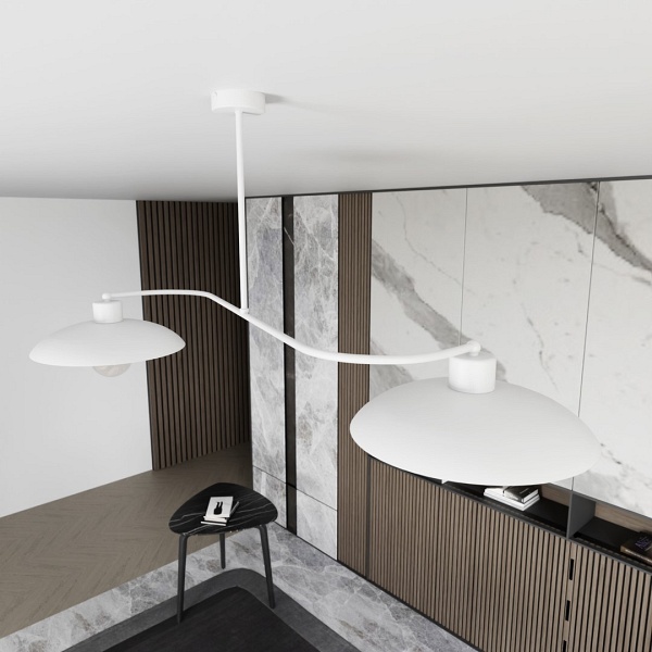 Lampa sufitowa FOSTER 2 WHITE