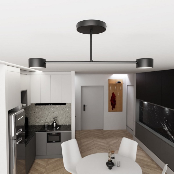 Lampa sufitowa HALO 2 BLACK