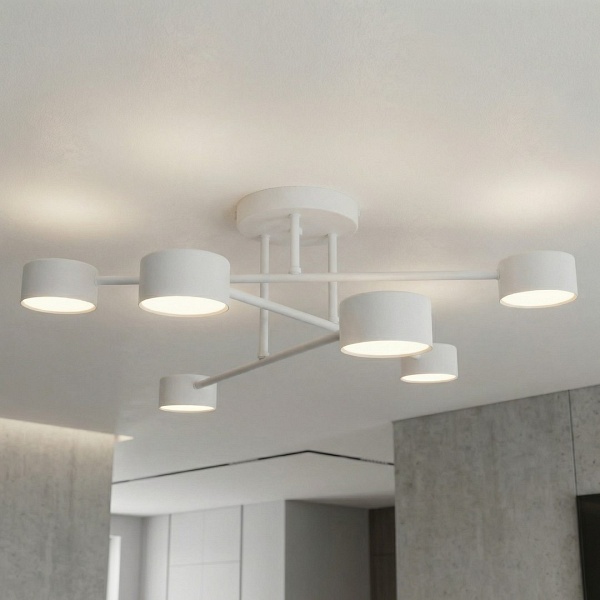 Lampa sufitowa HALO 6 WHITE - Emibig