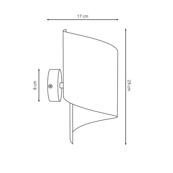 Kinkiet SPIRAL CHROME