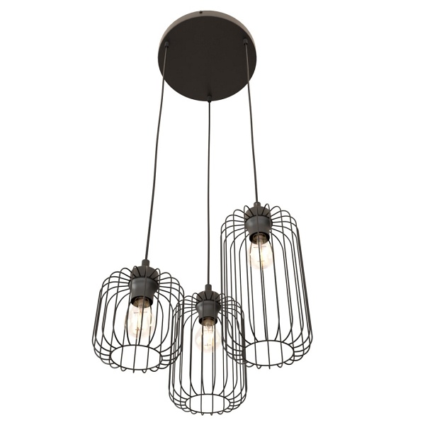Lampa wisząca VANDER 3PREM BL - Emibig