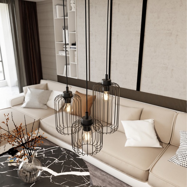 Lampa wisząca VANDER 3PREM BL