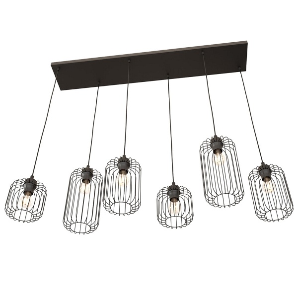 Lampa wisząca VANDER 6 BL - Emibig