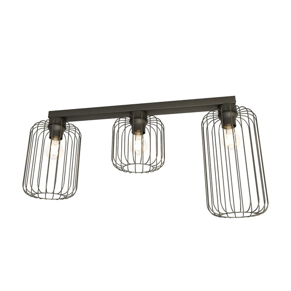 Lampa sufitowa BARN 3 BL