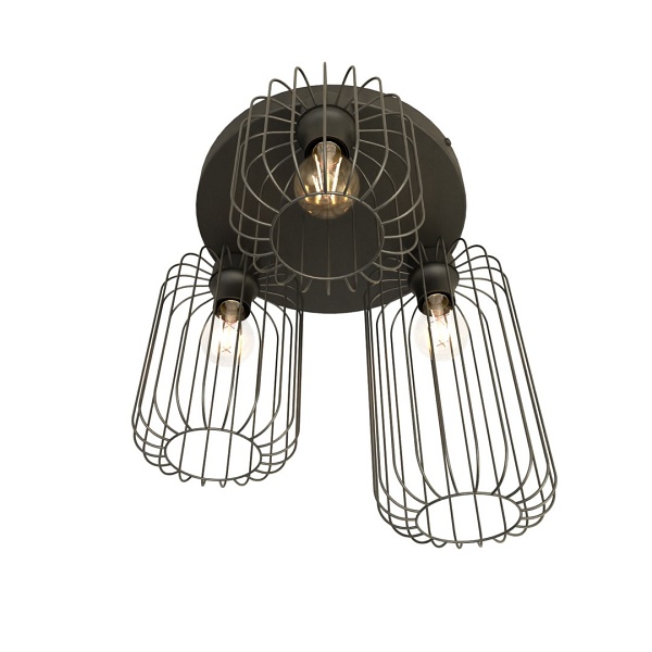 Lampa sufitowa BARN 3PREM BL - Emibig
