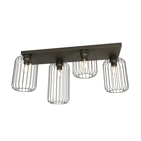 Lampa sufitowa BARN 4 BL