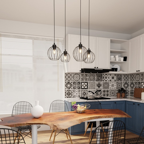 Lampa wisząca NANDO 4 BL