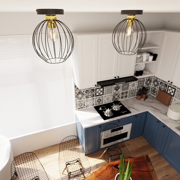 Lampa sufitowa NEST 1 BL GOLD