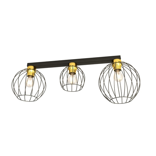 Lampa sufitowa NEST 3 BL GOLD