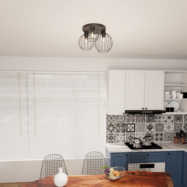 Lampa sufitowa NEST 3PREM BL