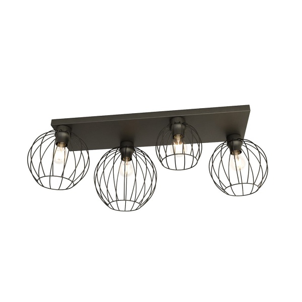 Lampa sufitowa NEST 4 BL