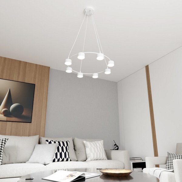 Lampa wisząca STARLIT 8 WH