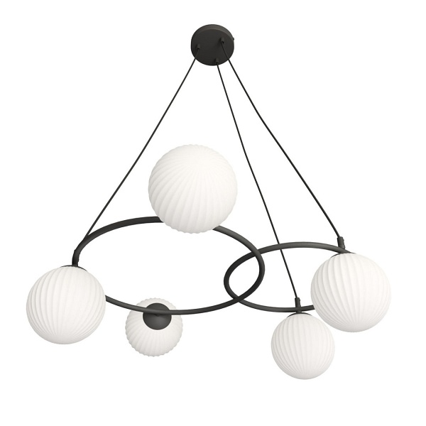 Lampa sufitowa LIBRA 5 BL OPAL