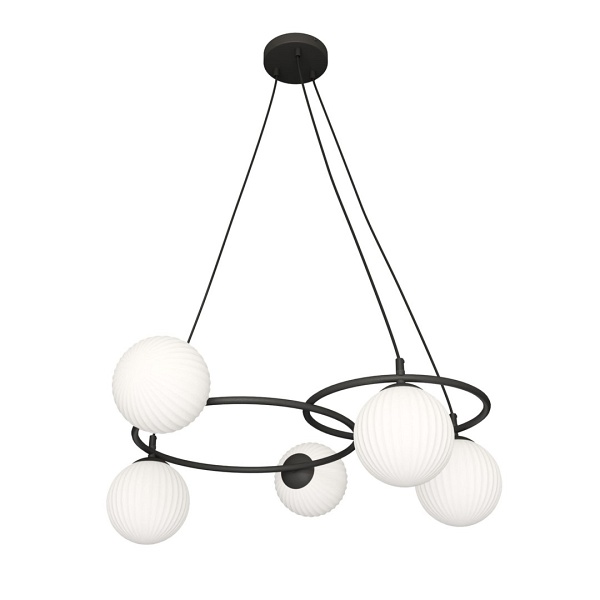 Lampa sufitowa LIBRA 5 BL OPAL - Emibig