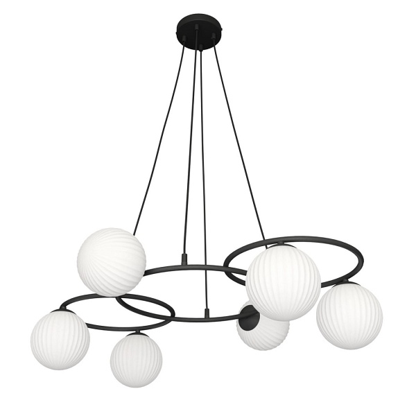 Lampa sufitowa LIBRA 6 BL OPAL - Emibig