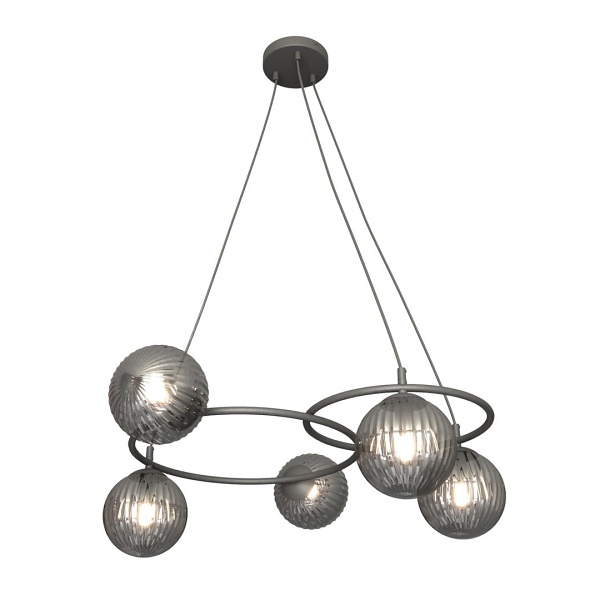 Lampa sufitowa LIBRA 5 BL GRAFIT - Emibig