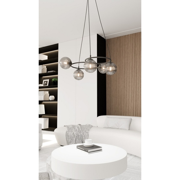 Lampa sufitowa LIBRA 5 BL GRAFIT