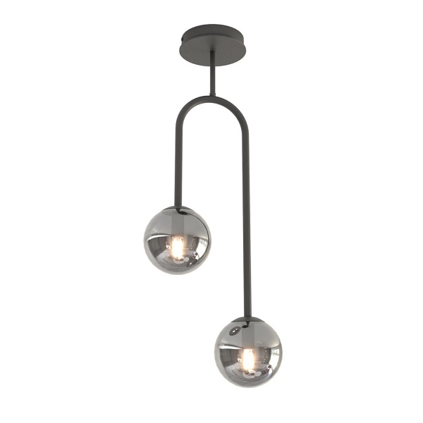 Lampa sufitowa ATRIA 2 BL GRAFIT