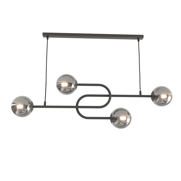 Lampa sufitowa ATRIA 4 BL GRAFIT