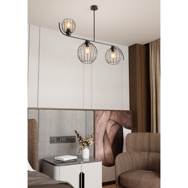 Lampa sufitowa ECHO 3 BL - Emibig
