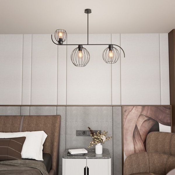 Lampa sufitowa ECHO 3 BL