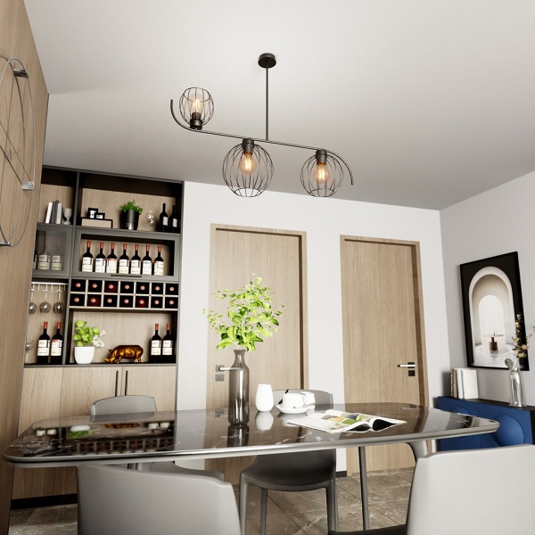 Lampa sufitowa ECHO 3 BL