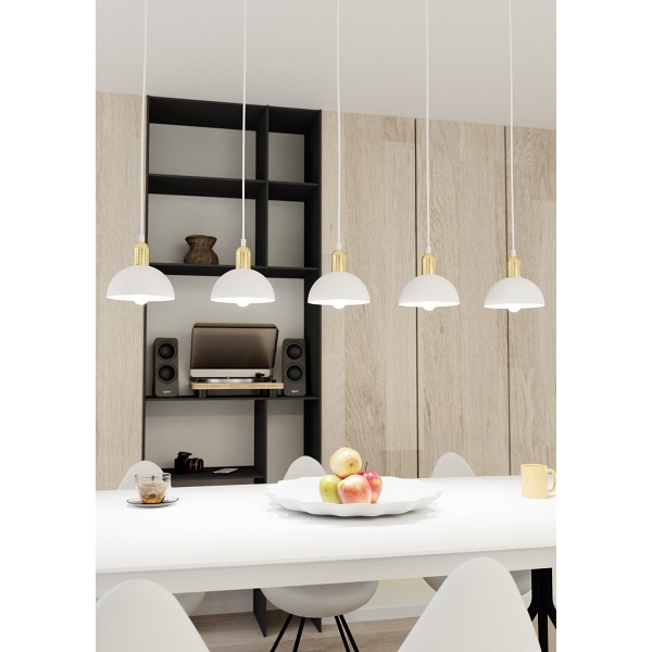 Lampa wisząca MOTO 5 WH