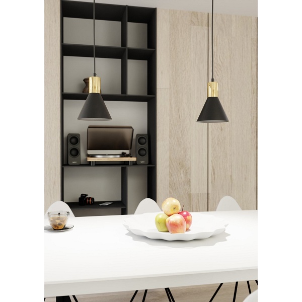 Lampa wisząca ROSA 1 BL