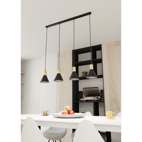 Lampa wisząca ROSA 4 BL - Emibig