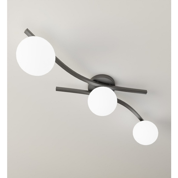 Lampa sufitowa OPUS 3 BL OPAL
