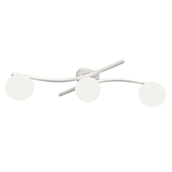 Lampa sufitowa OPUS 3 WH OPAL - Emibig