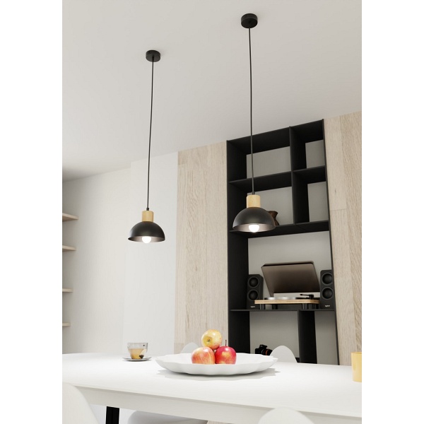 Lampa wisząca SECO 1 BL - Emibig