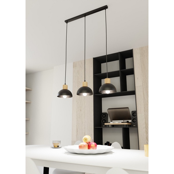 Lampa wisząca SECO 3 BL - Emibig