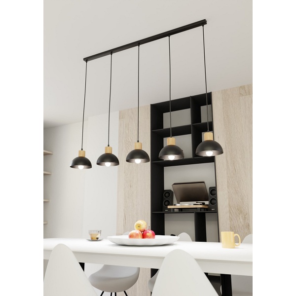 Lampa wisząca SECO 5 BL - Emibig