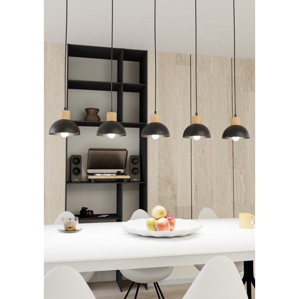 Lampa wisząca SECO 5 BL