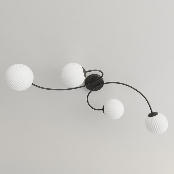 Lampa sufitowa VIBRA 4 BL OPAL