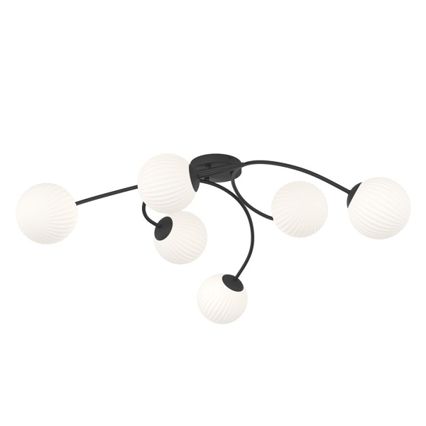 Lampa sufitowa VIBRA 6 BL OPAL