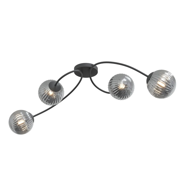 Lampa sufitowa VIBRA 4 BL GRAFIT - Emibig