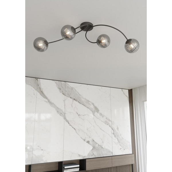 Lampa sufitowa VIBRA 4 BL GRAFIT