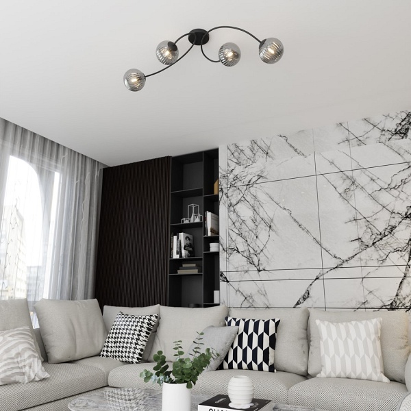 Lampa sufitowa VIBRA 4 BL GRAFIT