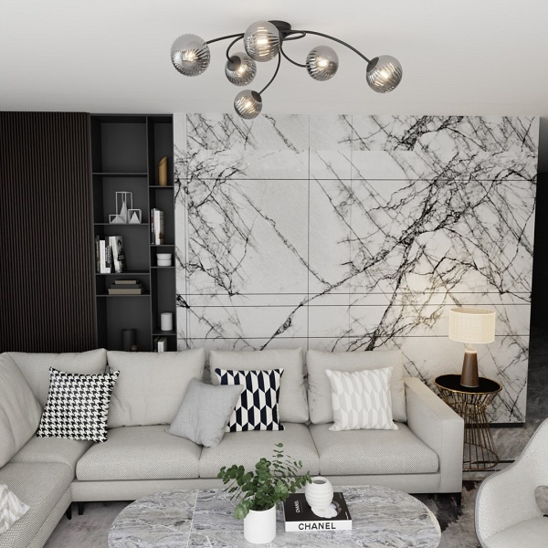 Lampa sufitowa VIBRA 6 BL GRAFIT