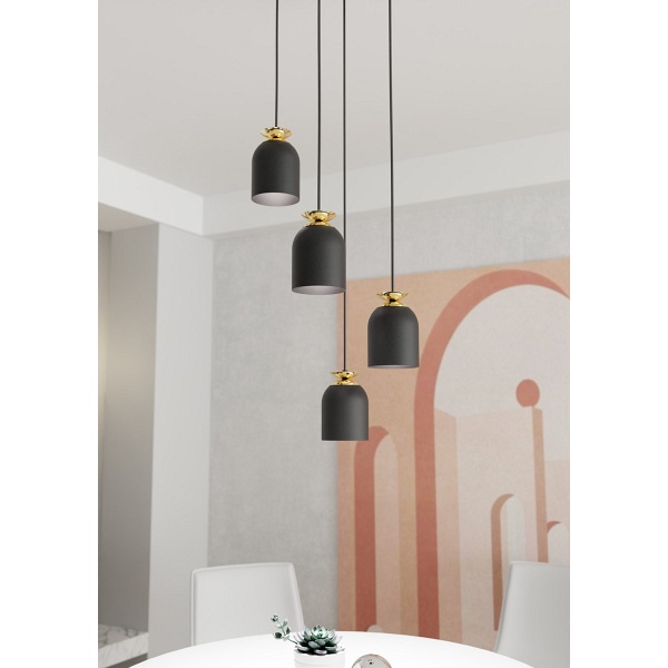 Lampa wisząca TARGET 4 PREM BL