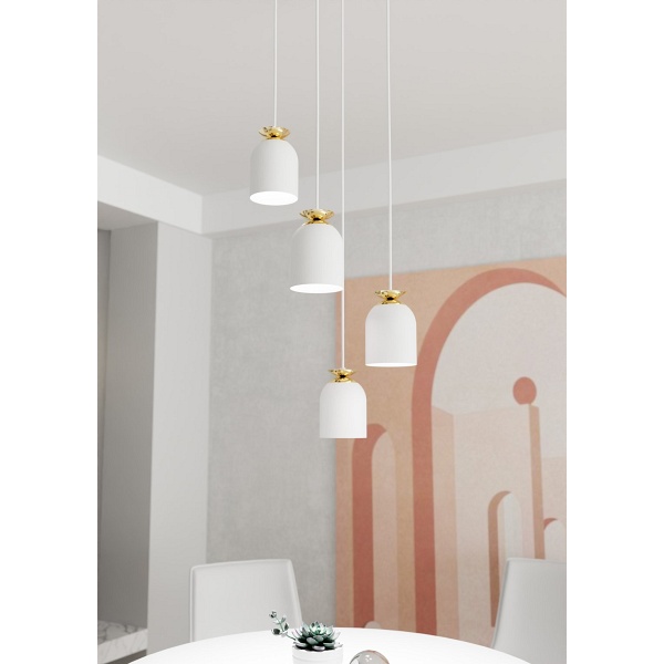 Lampa wisząca TARGET 4 PREM WH