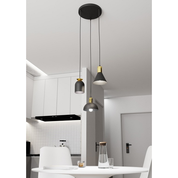 Lampa wisząca FOX 3 PREM BL